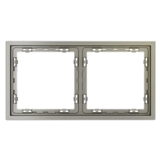 Изображение Рамка пластиковая VOLTUM S70 на 2 поста (шелк)